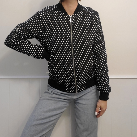 Michael Kors Polka-Dot Jacket size XS - Picture 6 of 12